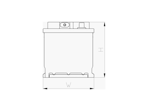 Autobaterie 12V  66Ah AUTOPART GALAXY PLUS 590A 242x175x190mm